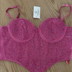 Windsor Pink Sequin Bustier